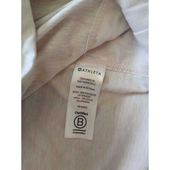 Athleta hooded Medium top Cozy Oatmeal - Picture 10 of 10